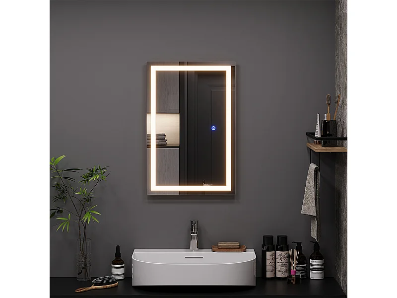 Miroir mural verre 60x40x2.8 miral
