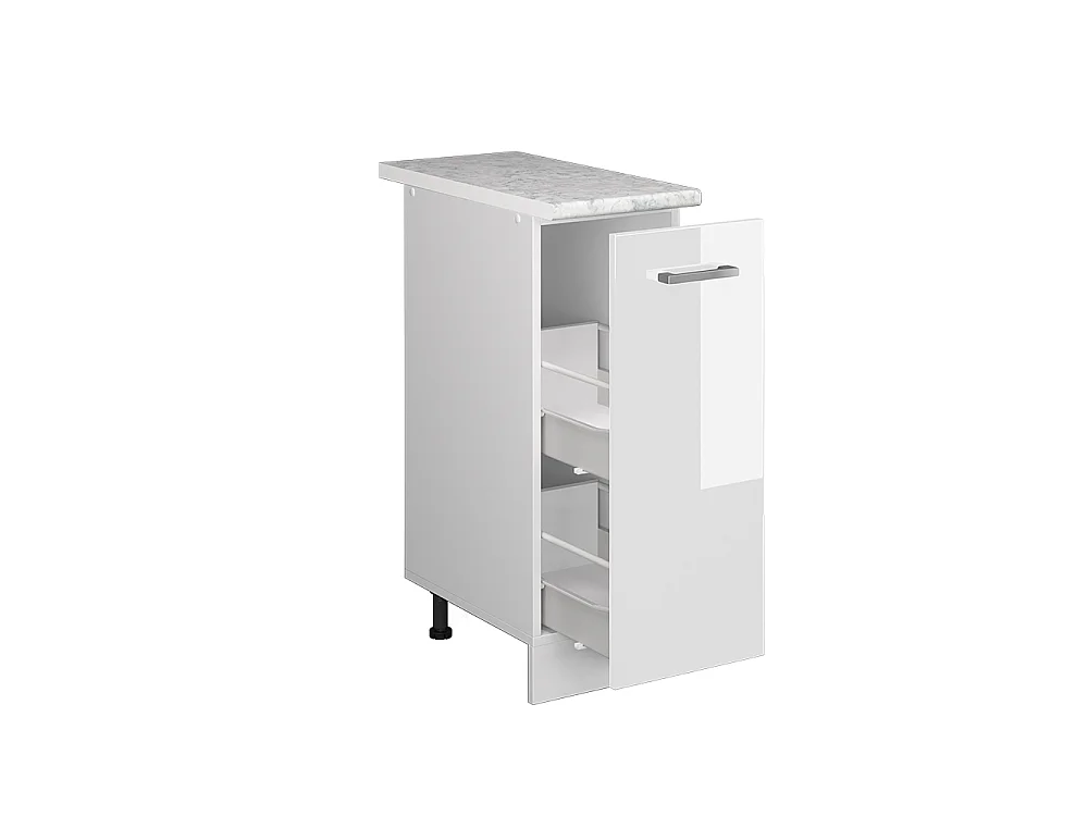 Pharmacy cabinet white high gloss 30x60x81.6 r-line