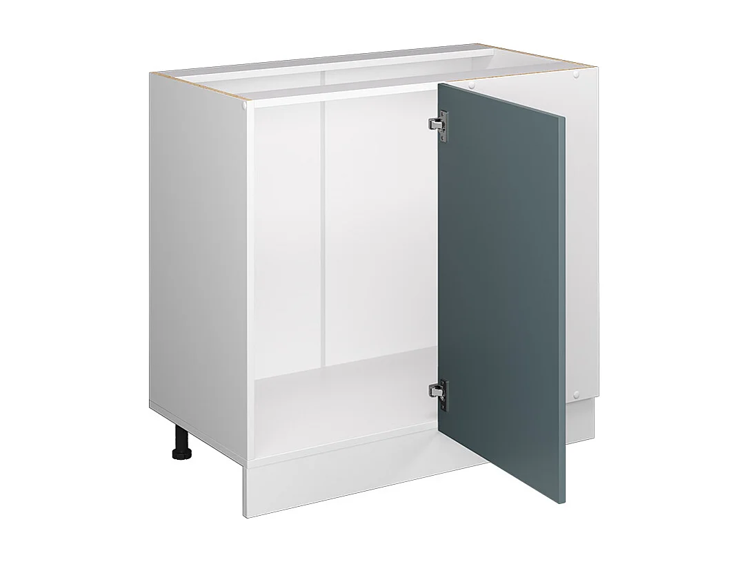 Armario de esquina gris azulado 86x46x81.6 r-line