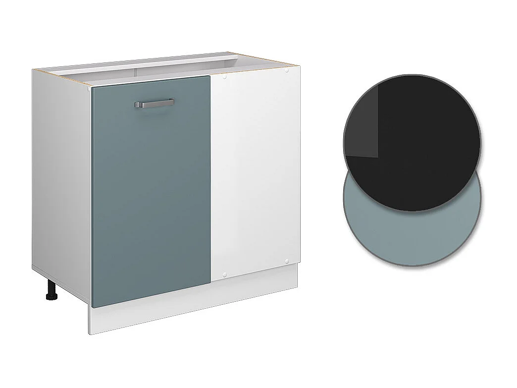 Meuble dangle bleu-gris 86x46x81.6 r-line