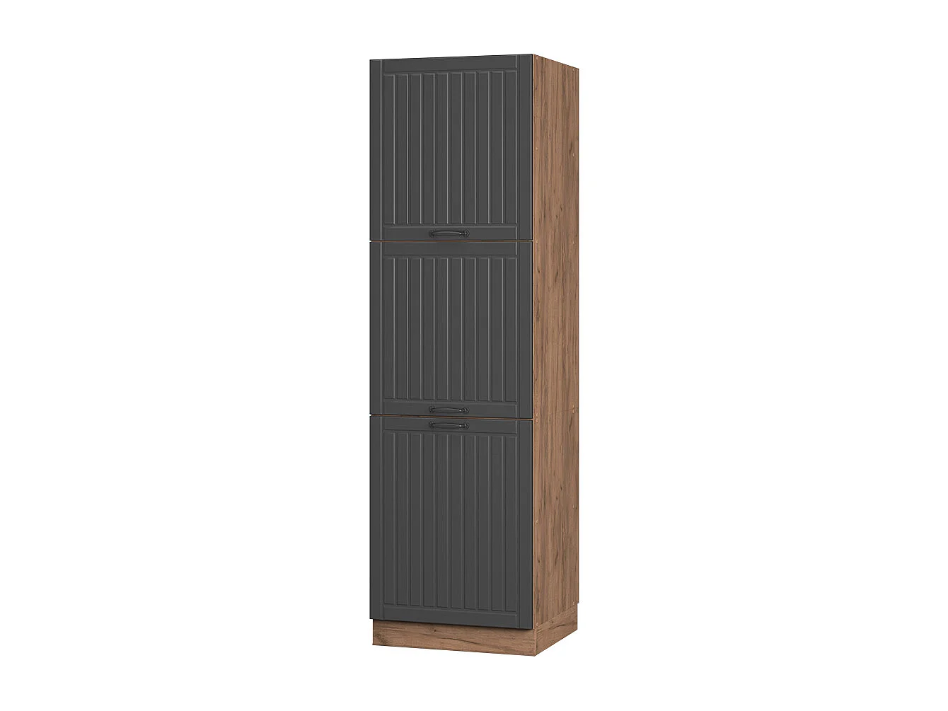 Meuble pour four gris foncé 60x58x206.8 fame-line