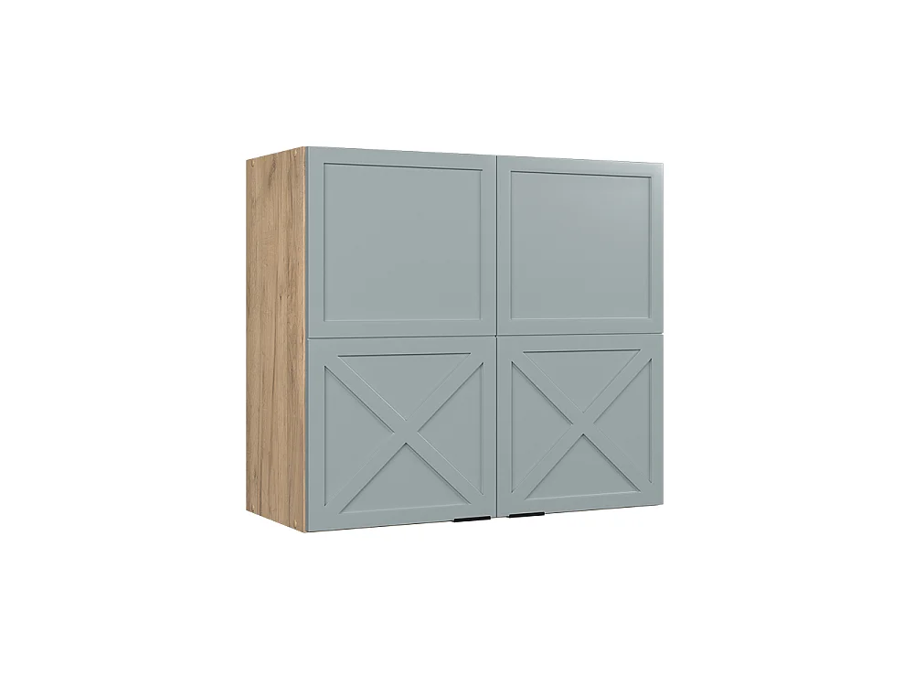Armoire en verre bleu clair-gris 80x34.1x72 fame-line