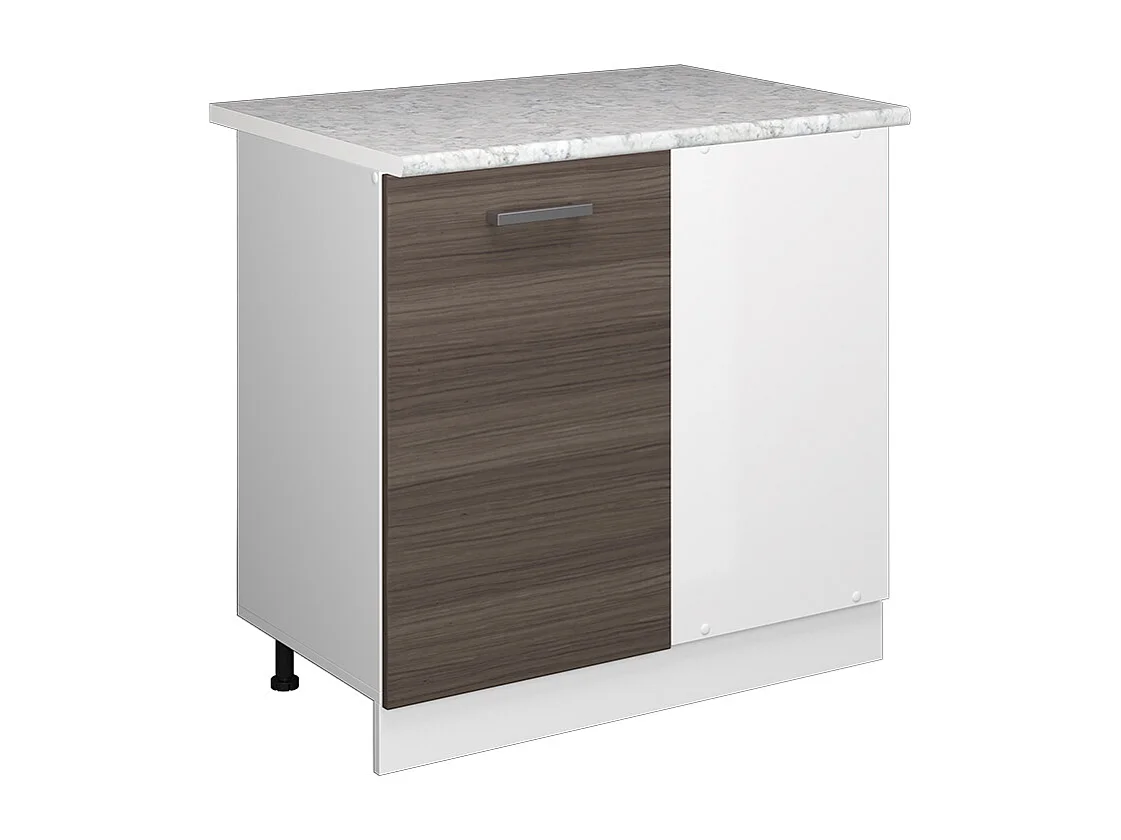 Hoekkast edel grijs 86x60x81.6 r-line