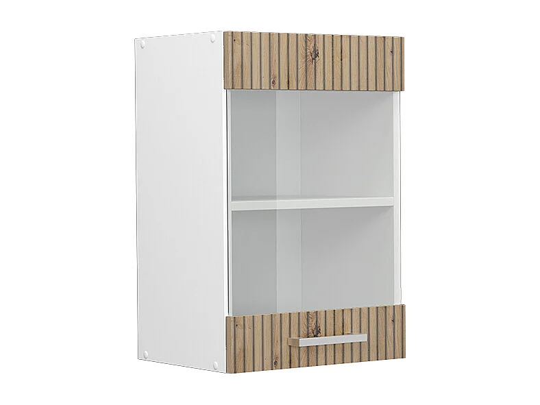Armoire en verre chêne artisan 40x31x60 r-line