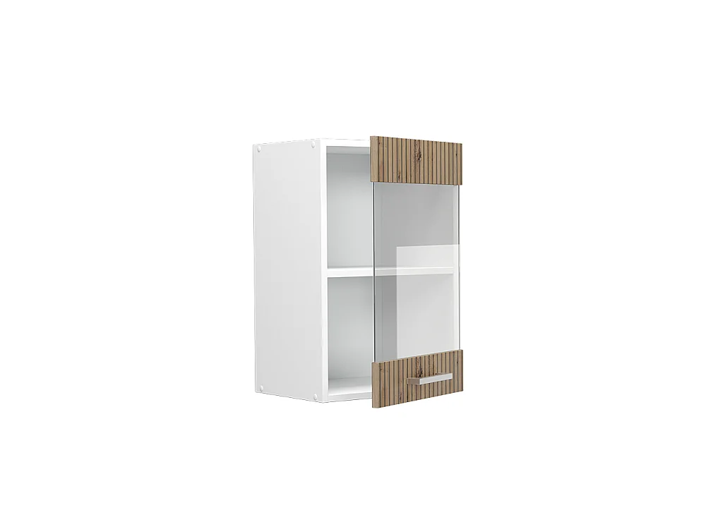 Köksglasskåp hantverks ek 40x31x60 r-line