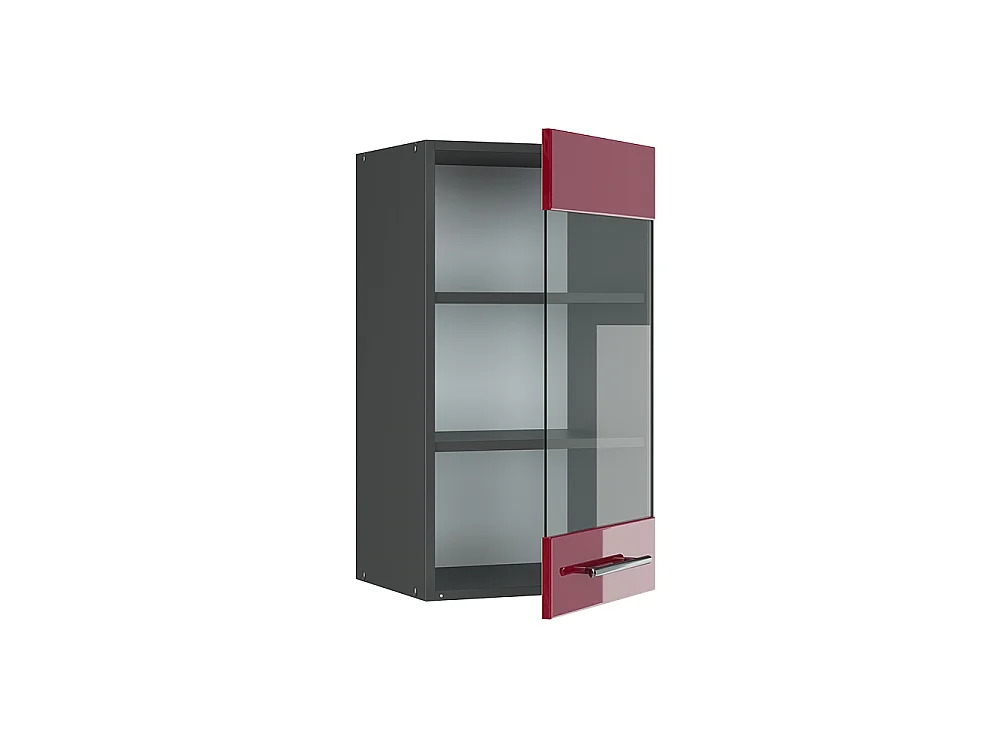 Mobile da cucina in vetro Bordeaux lucido 40x34.1x72 fame-line