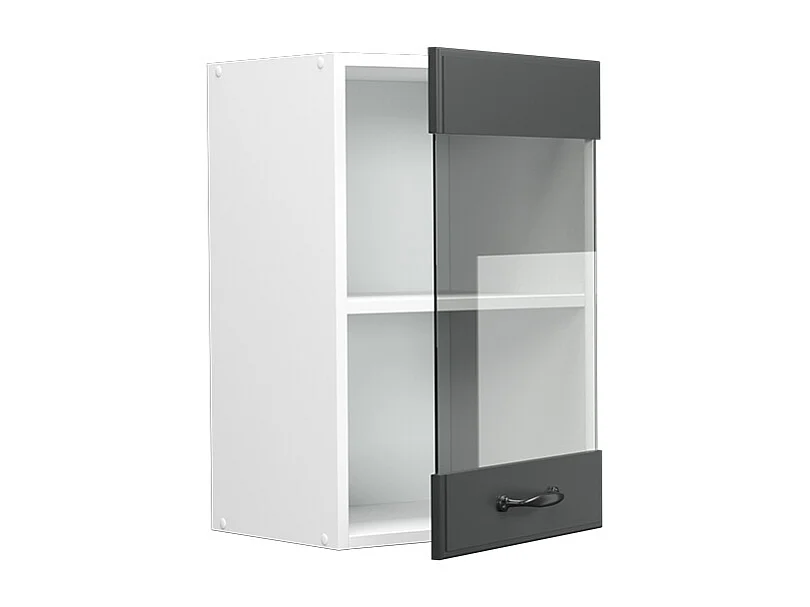 Armoire en verre anthracite campagne 40x31x60 r-line