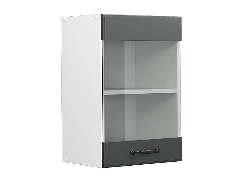 Szklana szafka kuchenna antracytowy domek wiejski 40x31x60 r-line