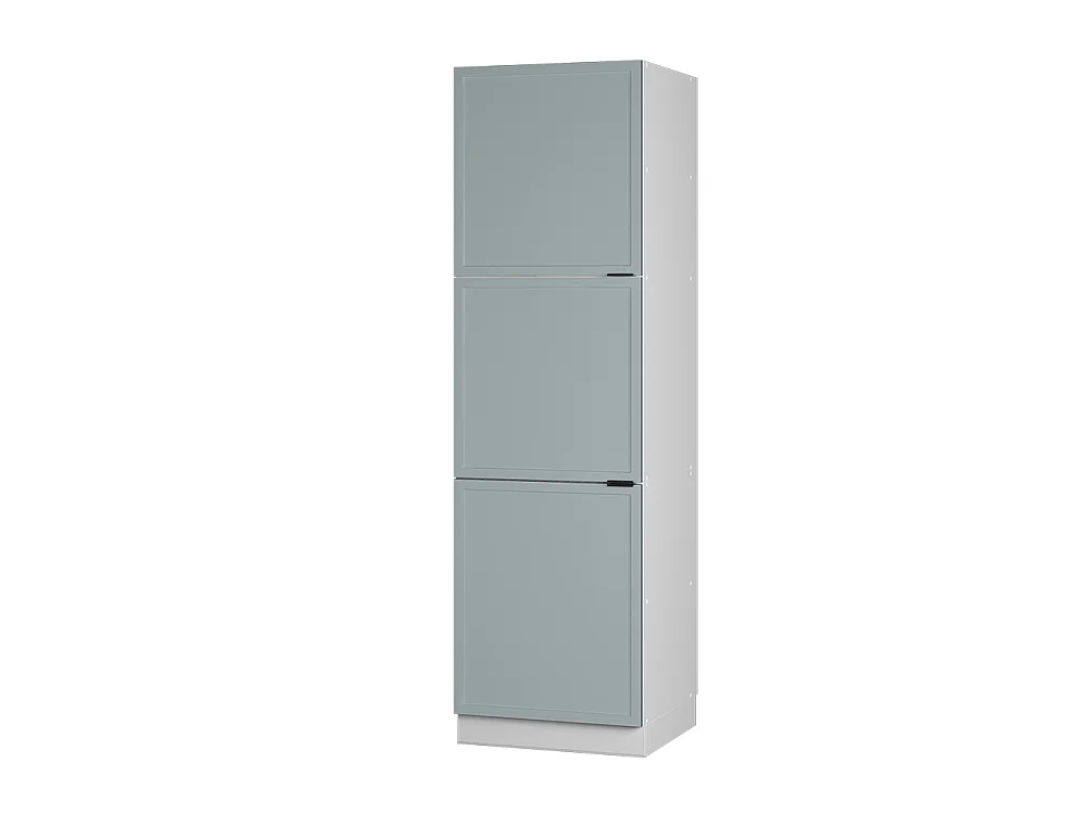Meuble pour four bleu clair-gris 60x58x206.8 fame-line