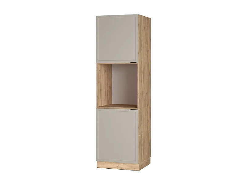 Meuble pour four grisbeige 60x58.1x206.8 fame-line