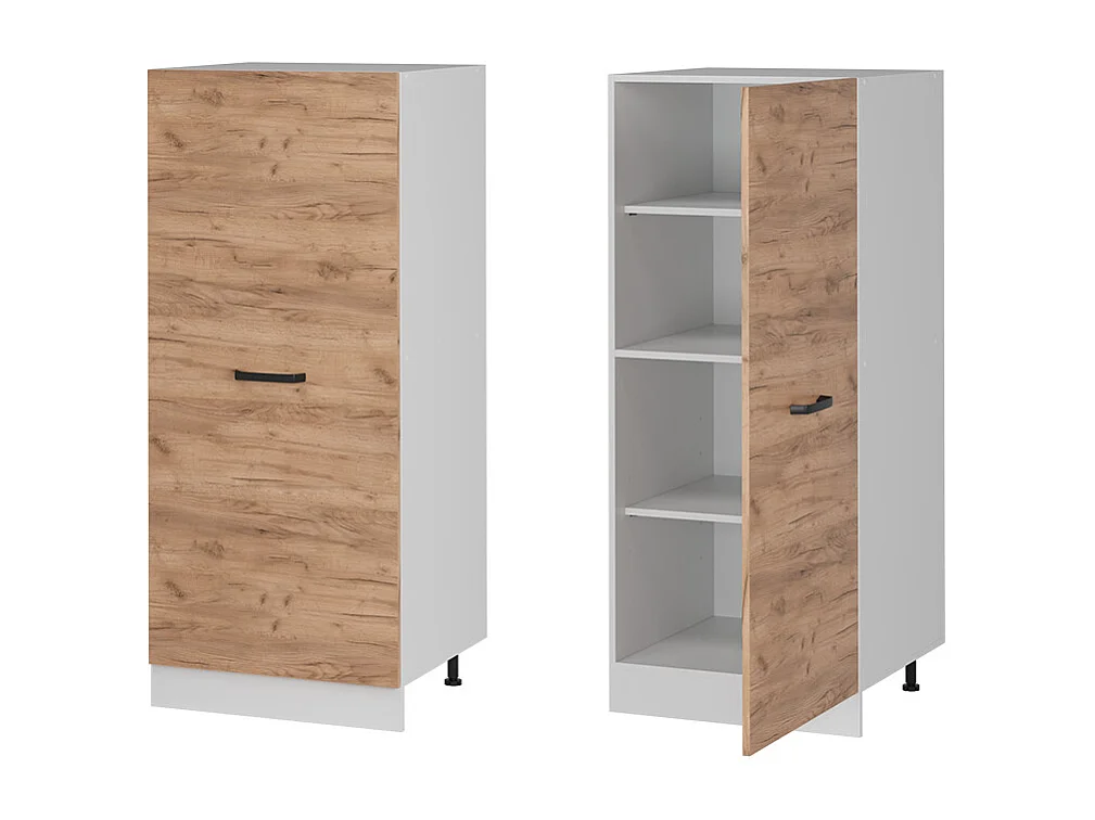 Armario para horno empotrado roble dorado 60x57x143 r-line