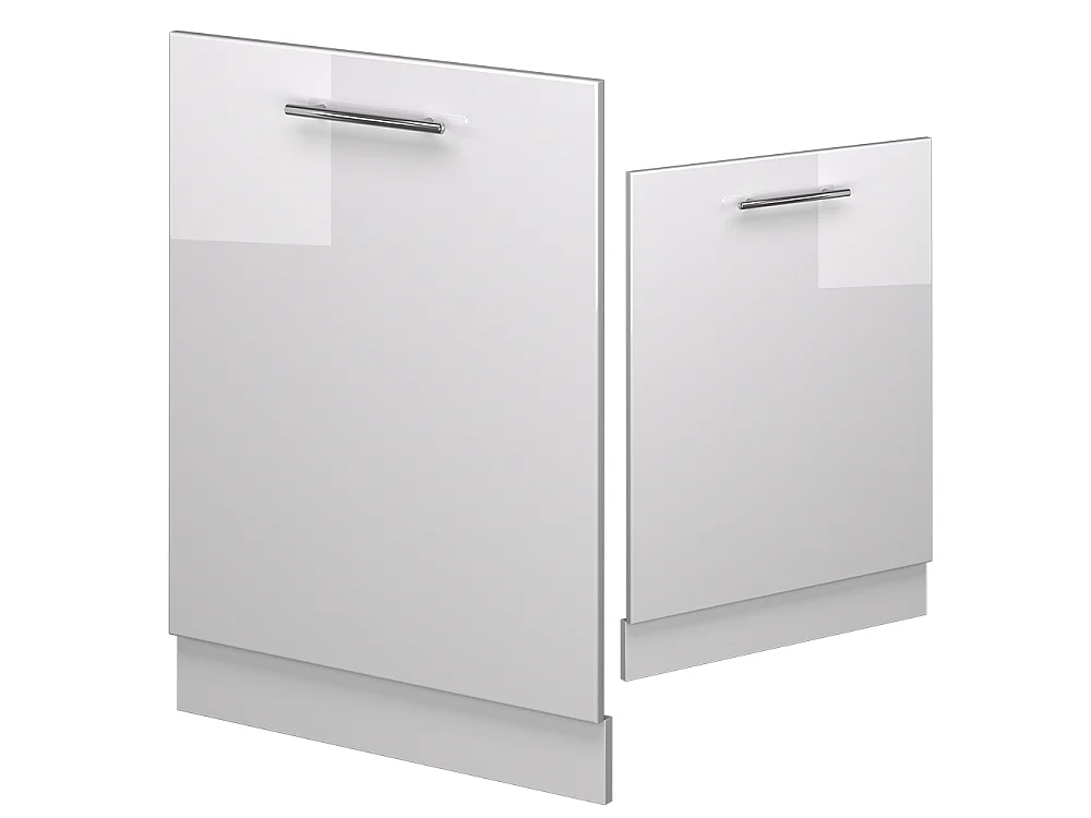 Diskmaskinens frontpanel vit högblank 60x1.6x81.8 fame-line