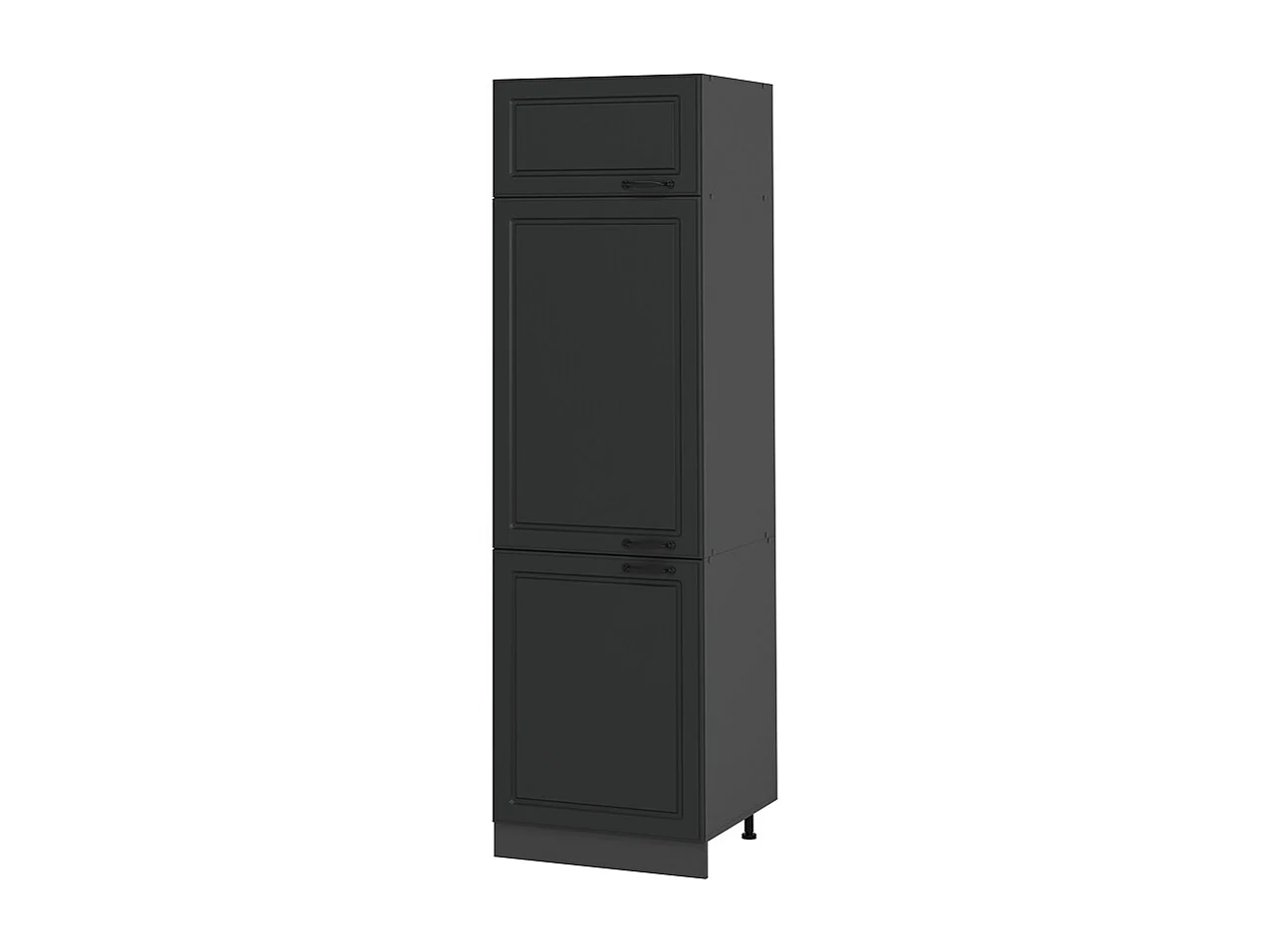 Armoire pour frigo anthracite campagne 60x57.2x206.8 r-line