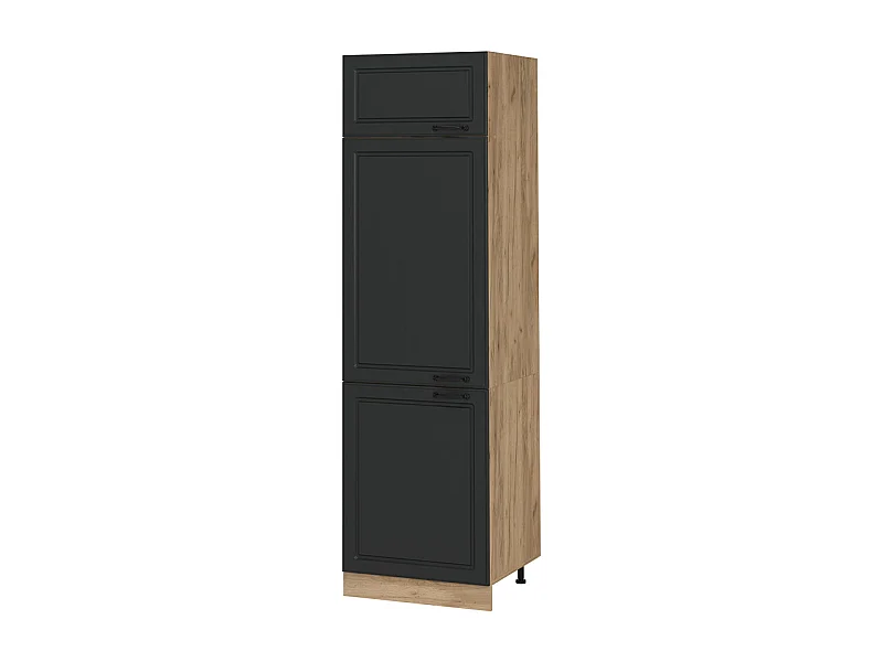 Armoire pour frigo anthracite campagne 60x57.2x206.8 r-line