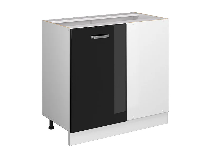 Meuble dangle noir haute brillance 86x46x81.6 r-line