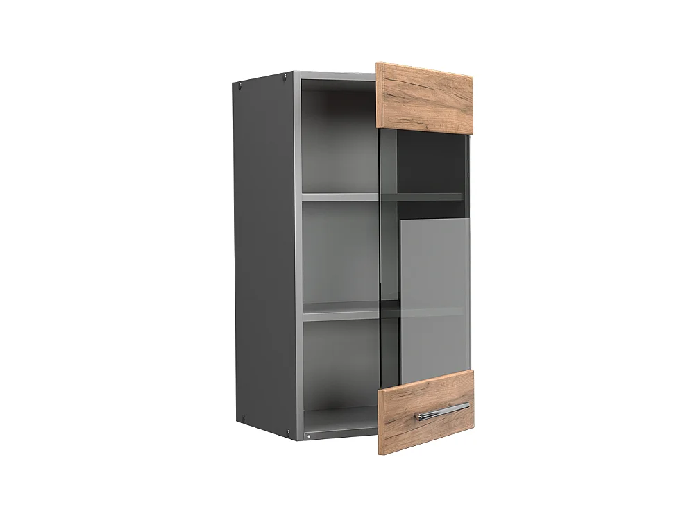 Mobile da cucina in vetro Rovere dorato 40x34.1x72 fame-line