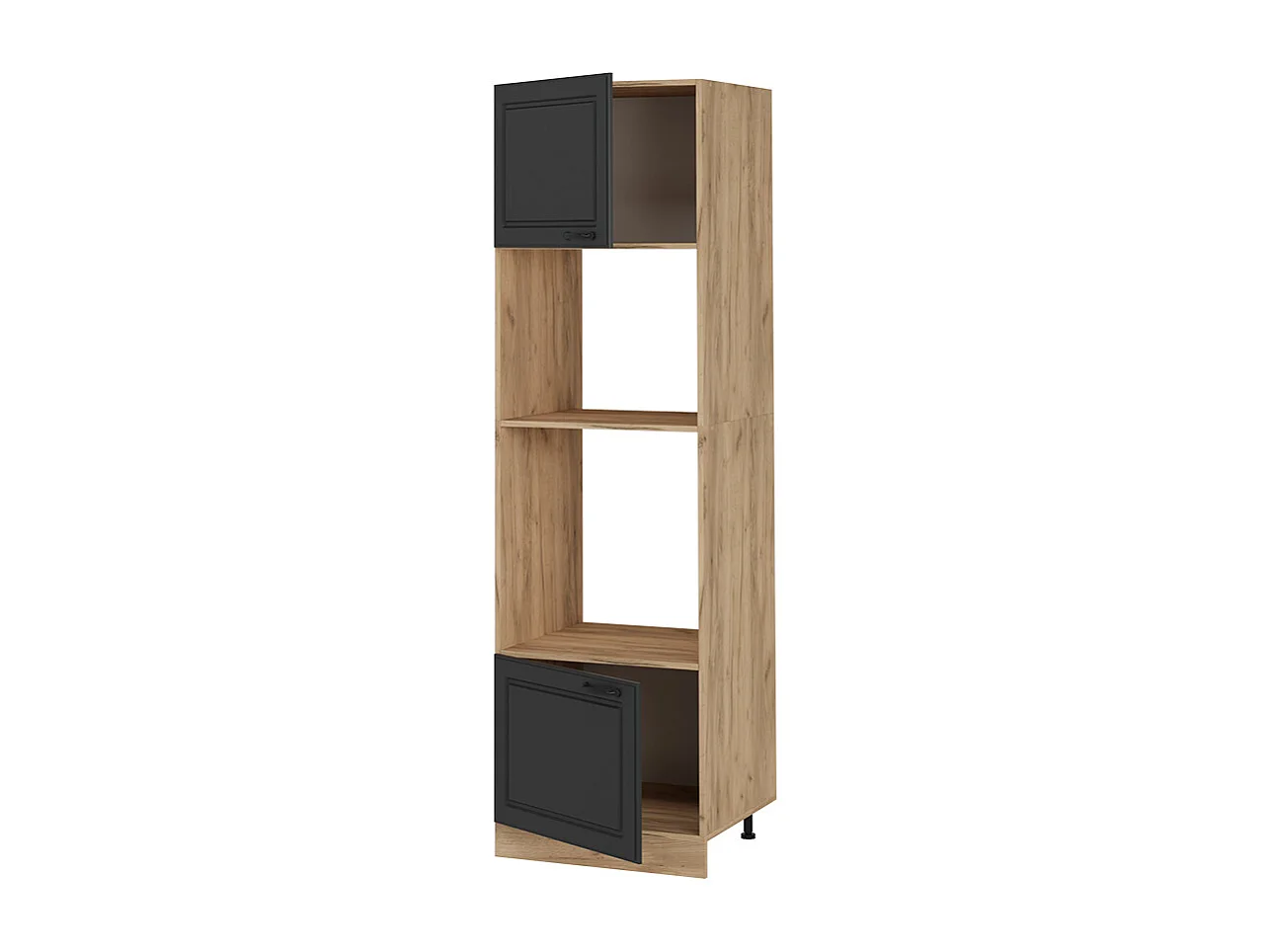 Armoire micro-ondes anthracite campagne 60x57.2x206.8 r-line