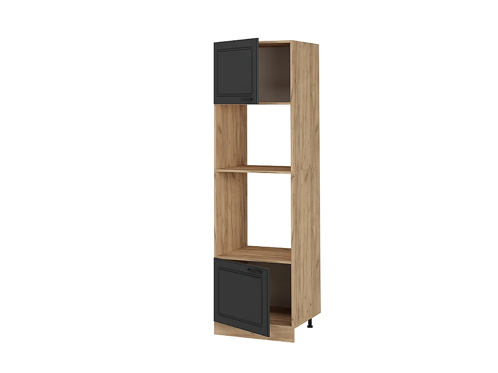 Armoire micro-ondes anthracite campagne 60x57.2x206.8 r-line
