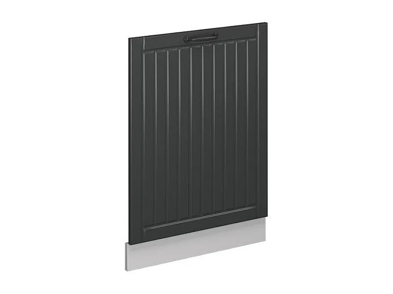 Façade de lave-vaisselle anthracite campagne 60x1.6x81.8 fame-line