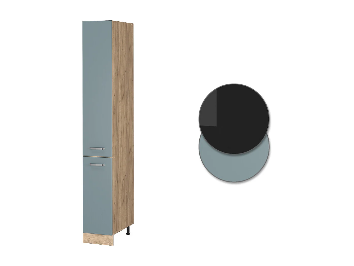 Armario de farmacia gris azulado 30x57.2x206.8 r-line