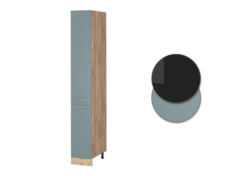 Apotheekkast blauw-grijs 30x57.2x206.8 r-line