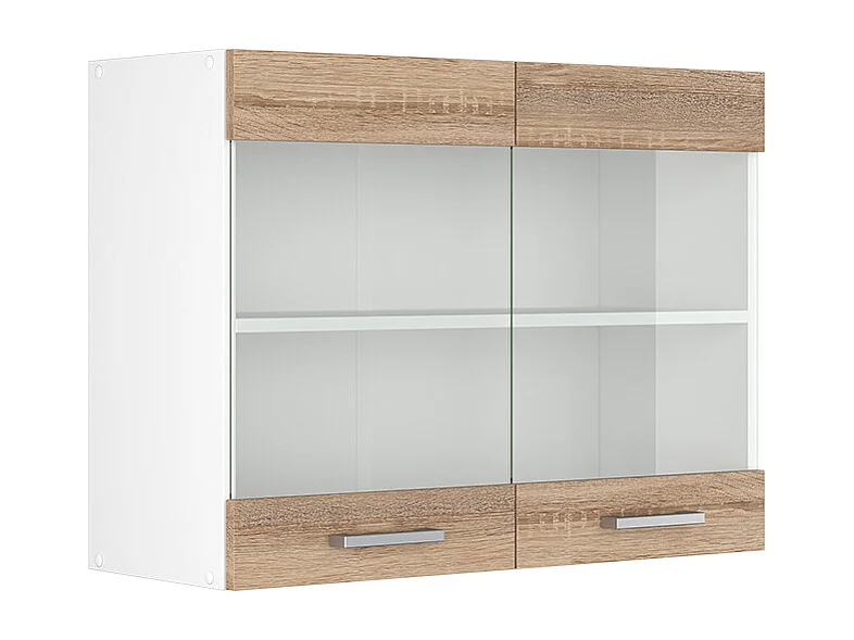 Küchenglasschrank sonoma 80x31x60 r-line