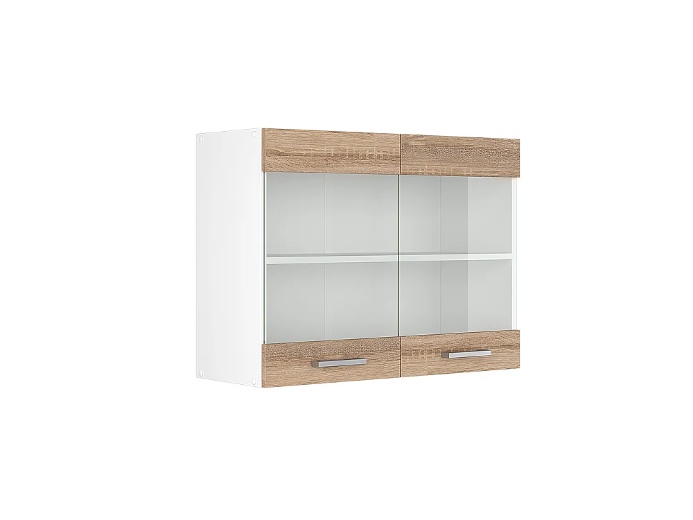 Glazen keukenkast sonoma 80x31x60 r-line