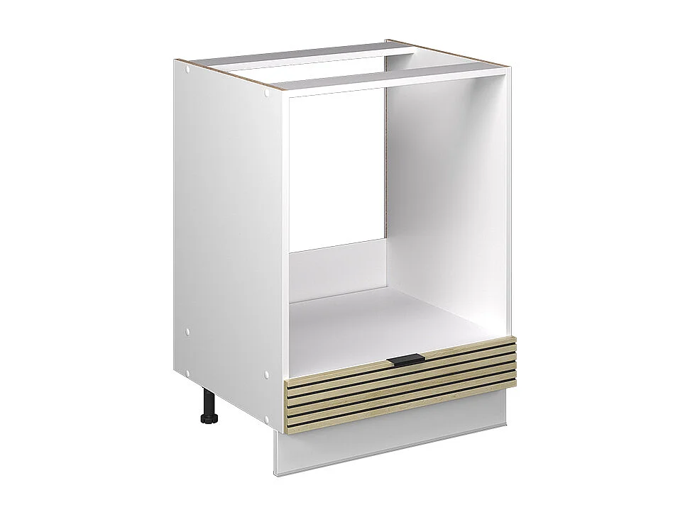 Meuble pour four panneau en chêne 60x51.6x82 fame-line