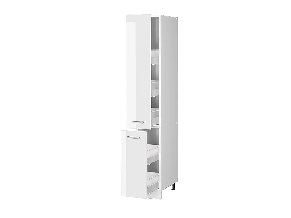 Meuble haute de cuisine blanc haute brillance 30x57.2x206.8 r-line