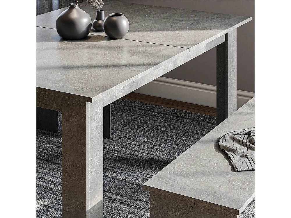 Groupe de banquettes dangle béton 137.6x92.8x73 sentio