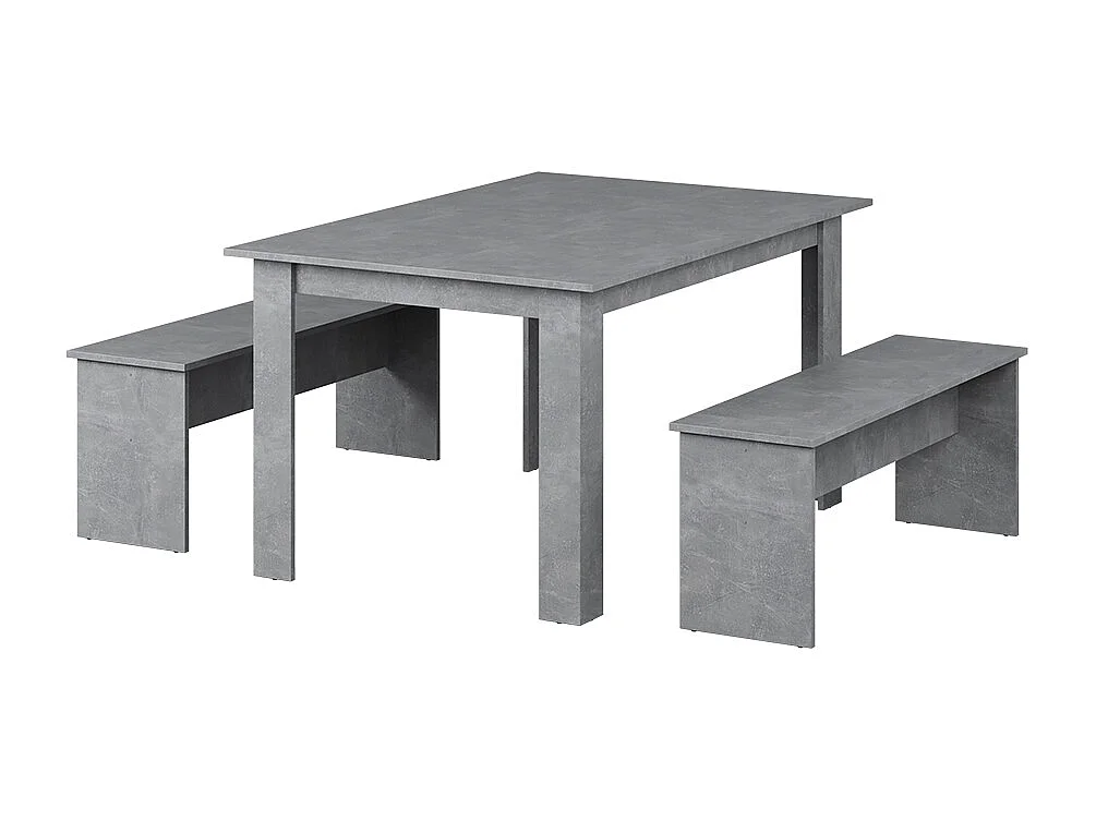 Groupe de banquettes dangle béton 137.6x92.8x73 sentio