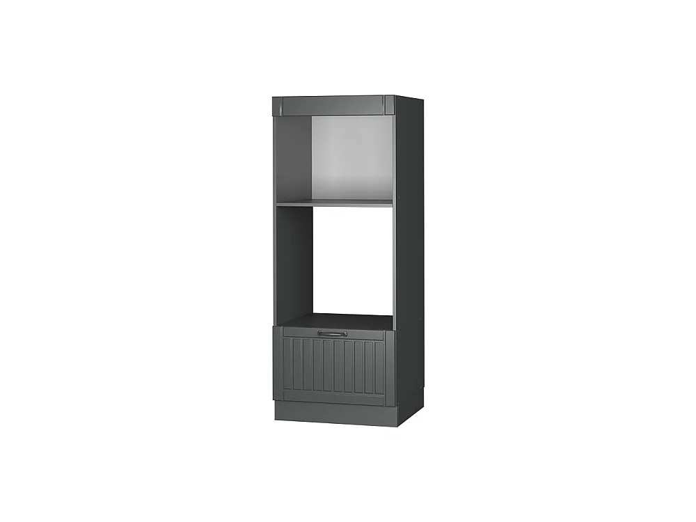 Mikrovågsskåp mörkgrå 60x58.1x153.6 fame-line
