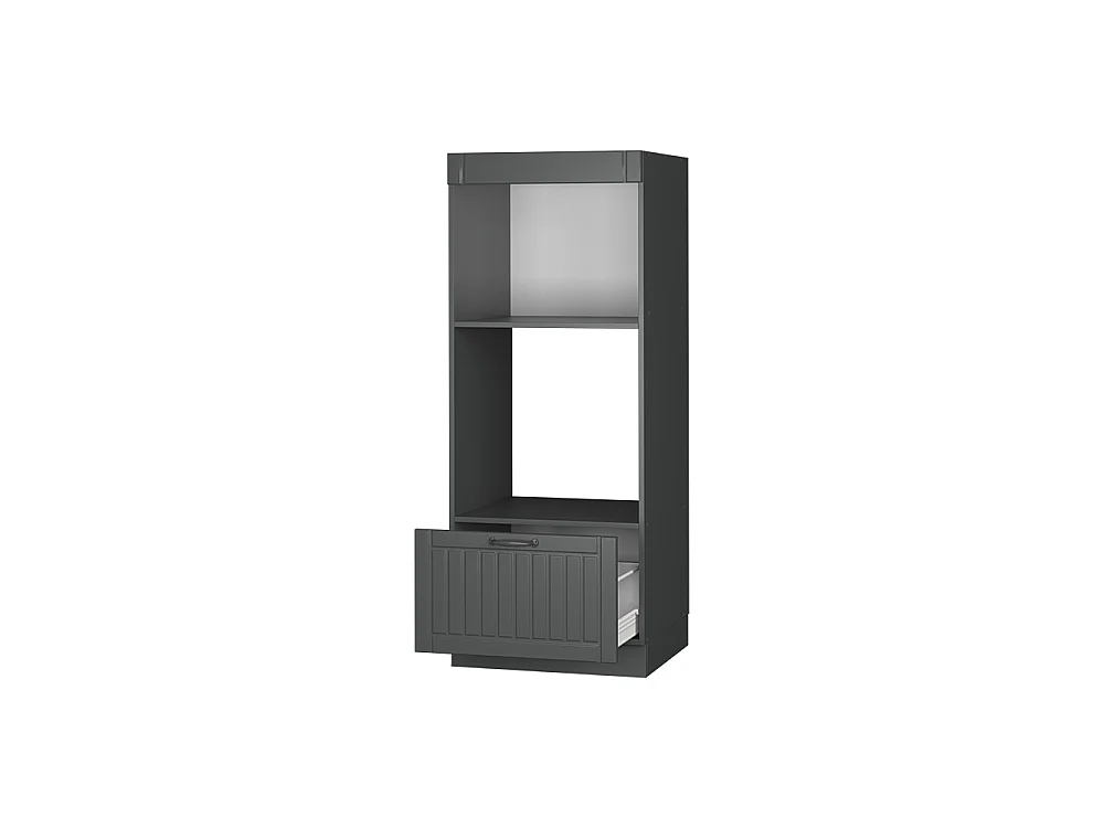 Mikrovågsskåp mörkgrå 60x58.1x153.6 fame-line