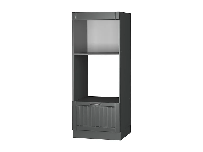 Armoire micro-ondes gris foncé 60x58.1x153.6 fame-line
