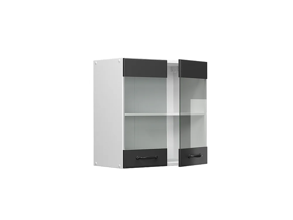 Köksglasskåp antracit hus på landet 60x31x60 r-line
