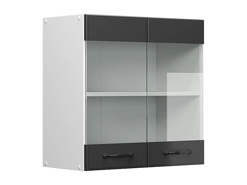 Armoire en verre anthracite campagne 60x31x60 r-line