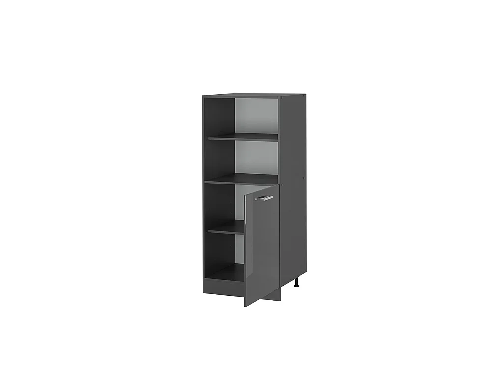 Spiskonverteringsskåp antracit högblank 60x57x143 r-line