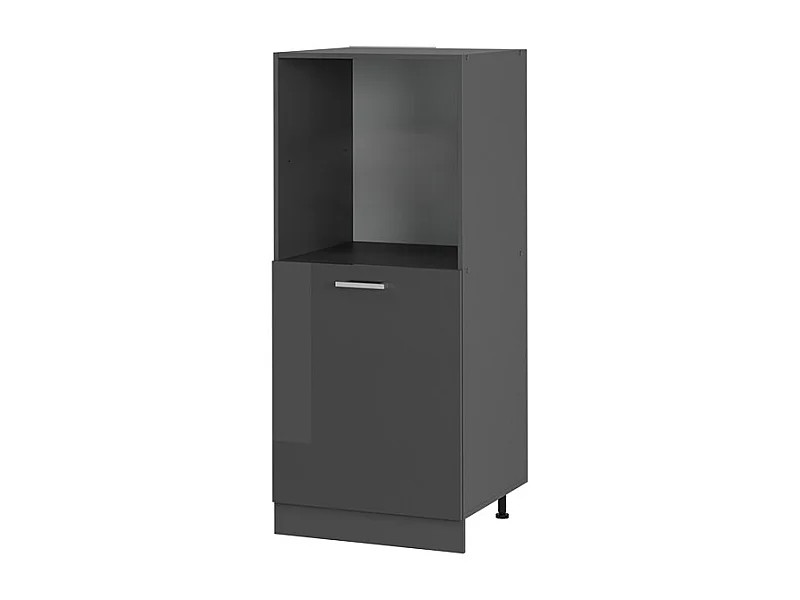 Meuble pour four anthracite haute brillance 60x57x143 r-line