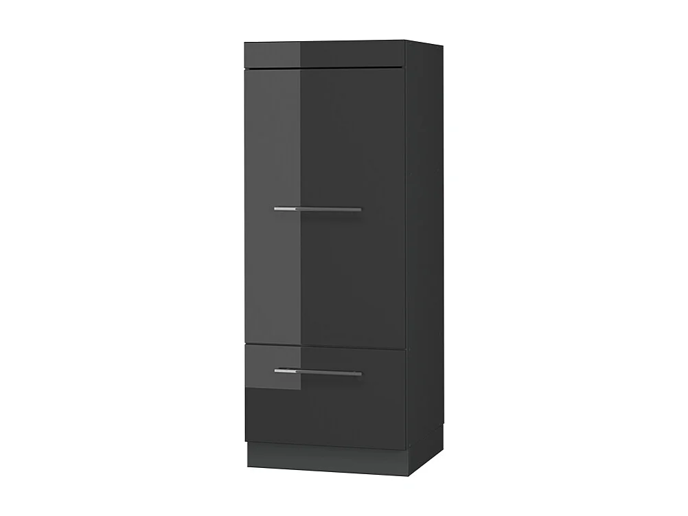 Szafka do mikrofalówki antracyt wysoki połysk 60x58.1x153.6 fame-line