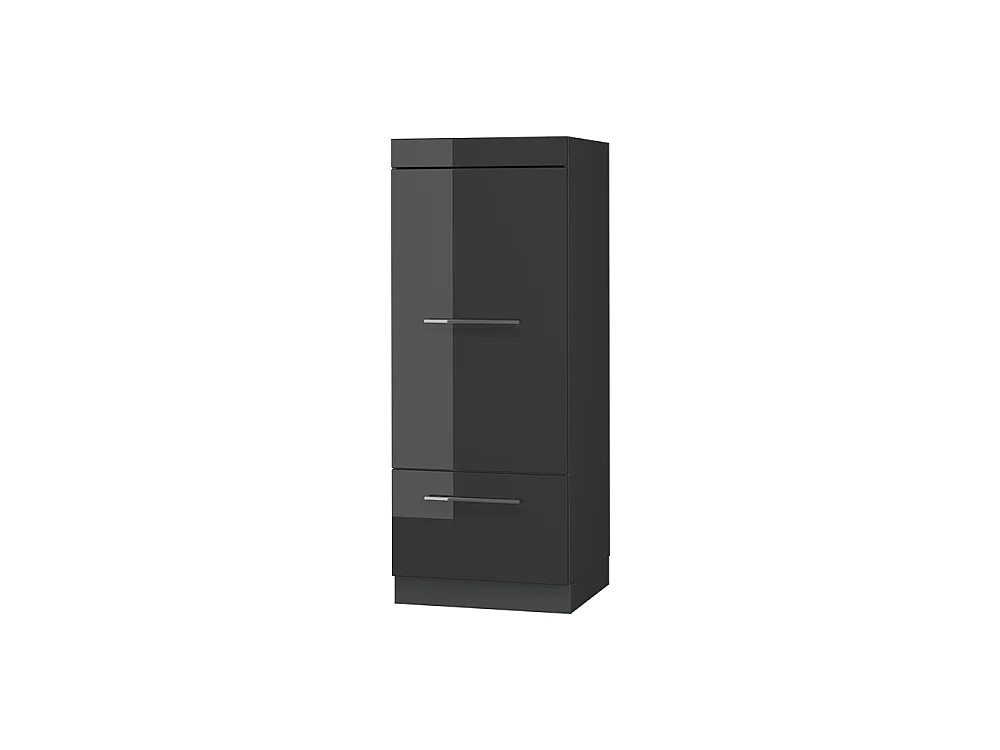 Mikrovågsskåp antracit högblank 60x58.1x153.6 fame-line