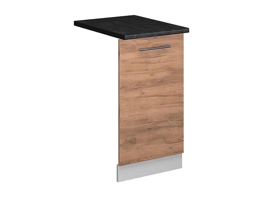 Façade de lave-vaisselle chêne de force doré 45x1.6x81.8 fame-line