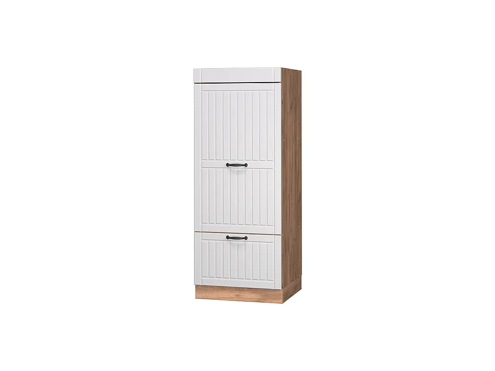 Microwave cabinet white country house 60x58.1x153.6 fame-line