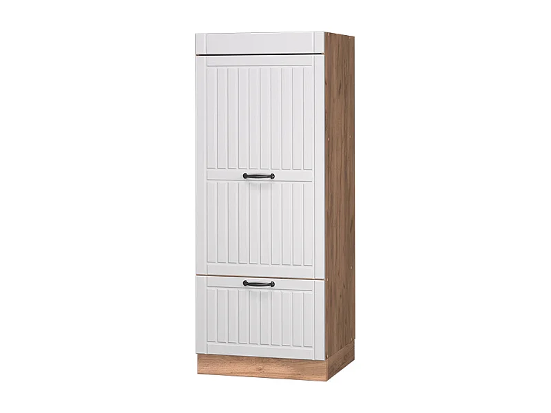 Armoire micro-ondes blanc campagne 60x58.1x153.6 fame-line