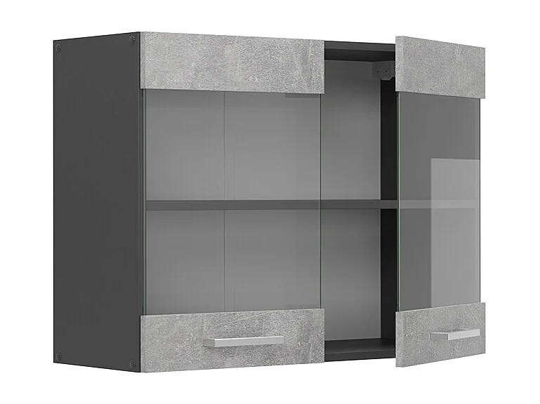 Armoire en verre béton 80x31x60 r-line