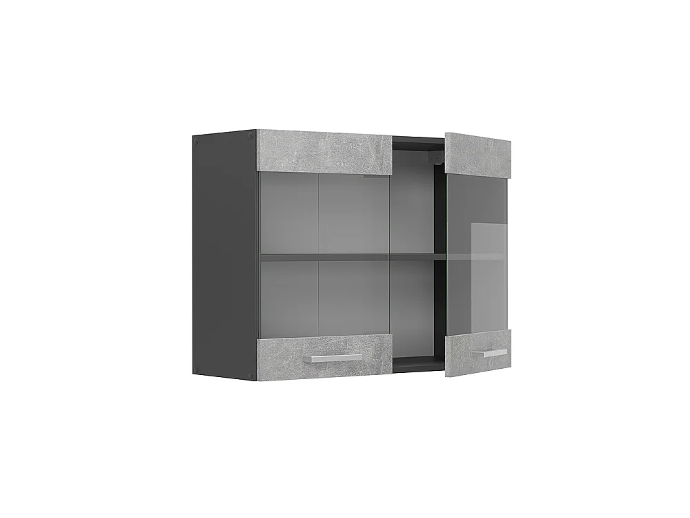 Armoire en verre béton 80x31x60 r-line