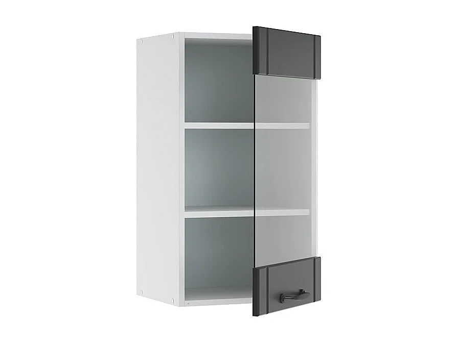 Armario de cocina con vidrio antracita casa de campo 40x34.1x72 fame-line