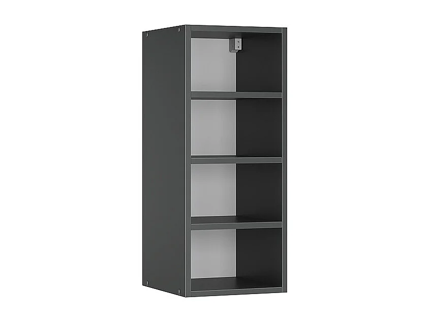 Hangende kast antraciet 30x32.5x72 fame-line