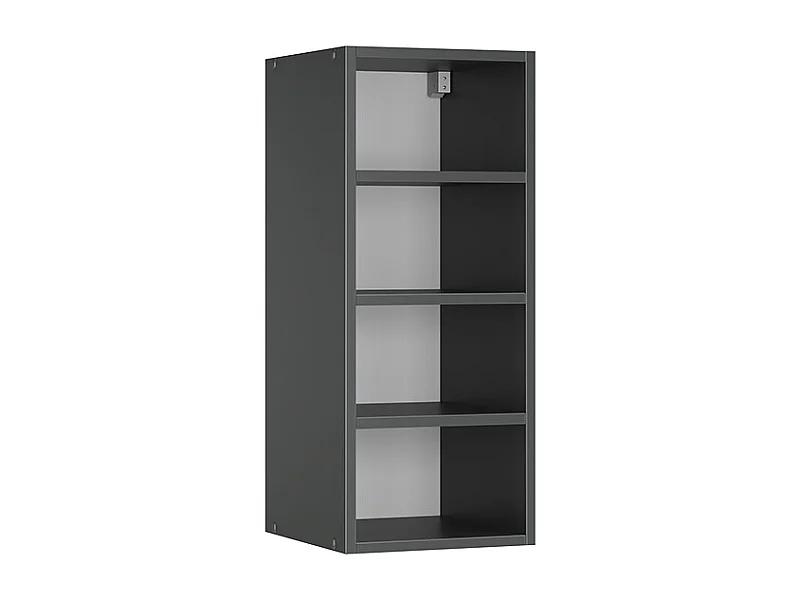 Hangende kast antraciet 30x32.5x72 fame-line