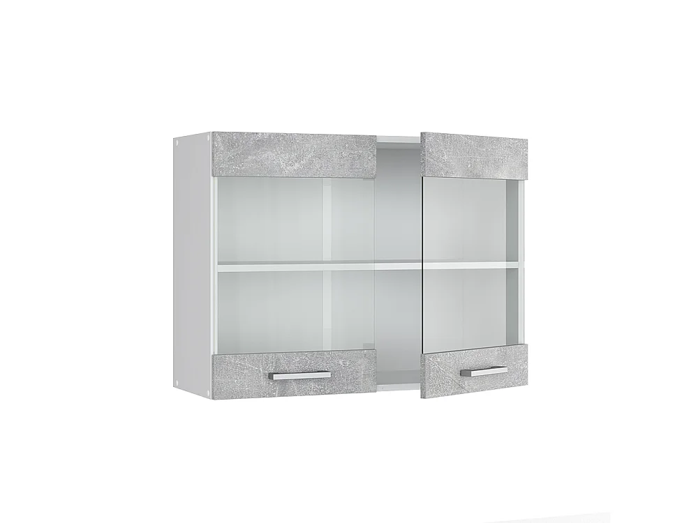 Armoire en verre béton 80x31x60 r-line