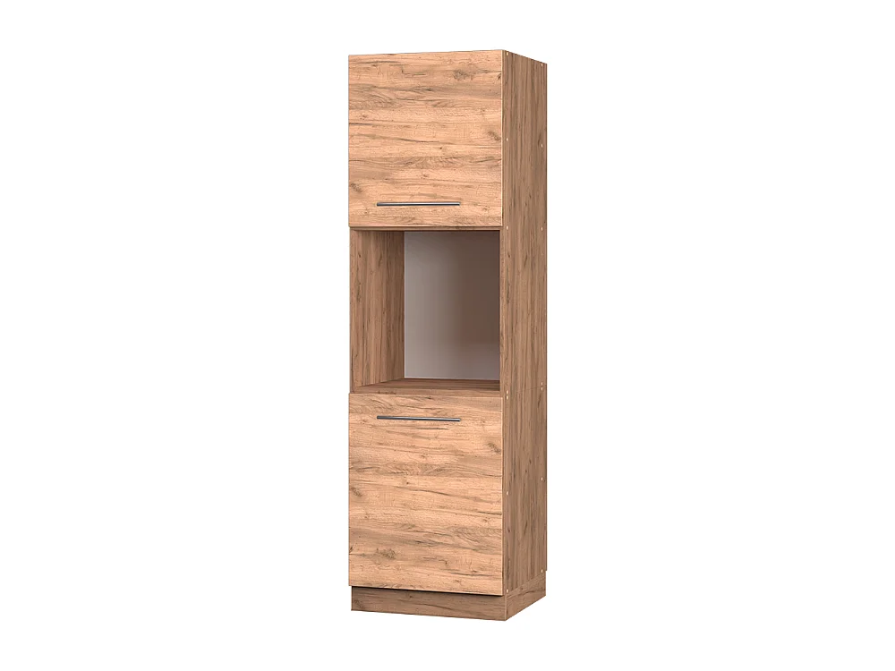 Meuble pour four chêne de force doré 60x58x206.8 fame-line